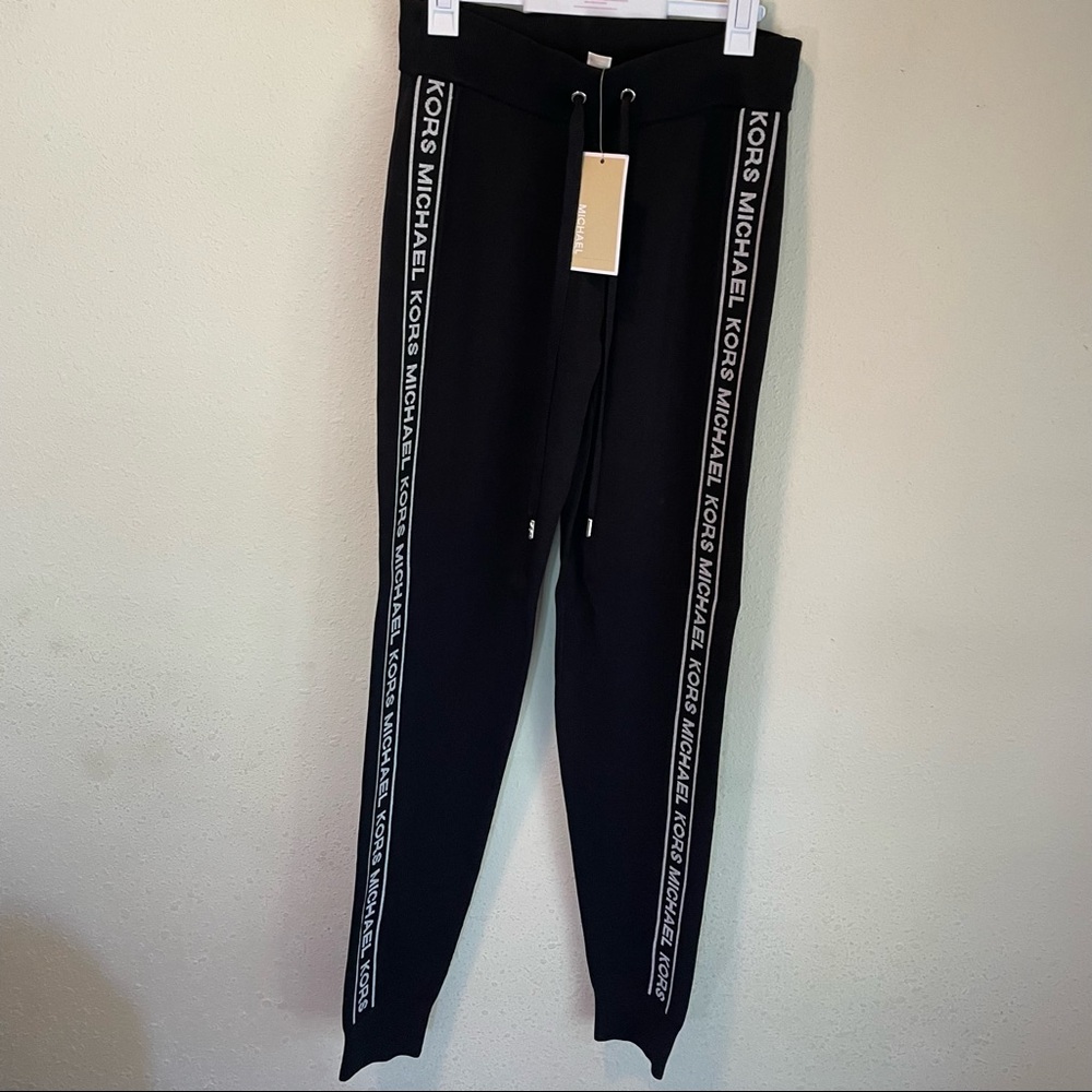Michael Kors sweatsuit size xxs black and white, new with tags